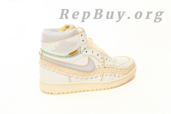 Top Version Air Jordan 1 Retro High OG SP Union LA Bephie's Beauty Supply Woven FD2565-100 - Image 9