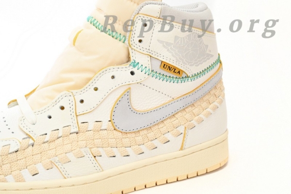 Top Version Air Jordan 1 Retro High OG SP Union LA Bephie's Beauty Supply Woven FD2565-100 - Image 8