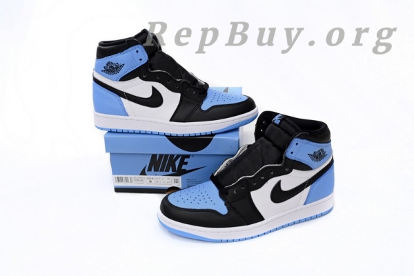 Top Version Air Jordan 1 Retro High OG UNC Toe DZ5485-400 - Image 13