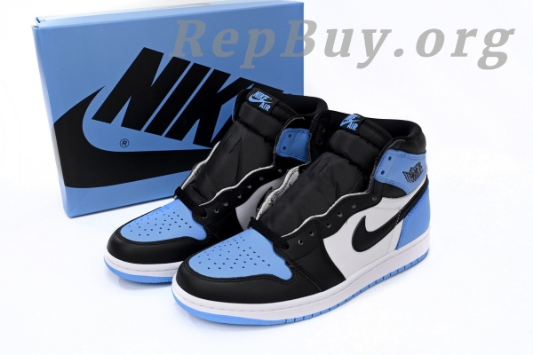 Top Version Air Jordan 1 Retro High OG UNC Toe DZ5485-400 - Image 14