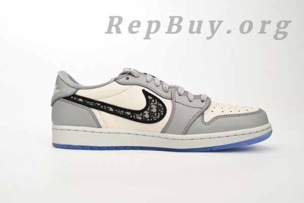 Top Version Air Jordan 1 Retro Low Dior CN8608-002 - Image 3