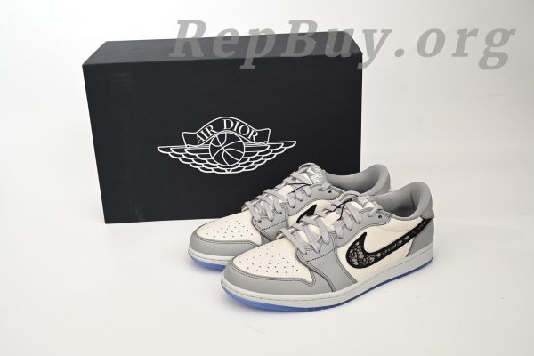 Top Version Air Jordan 1 Retro Low Dior CN8608-002 - Image 13