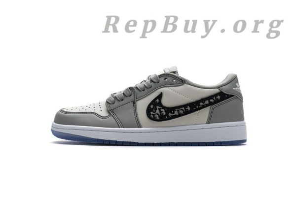 Top Version Air Jordan 1 Retro Low Dior CN8608-002 - Image 2