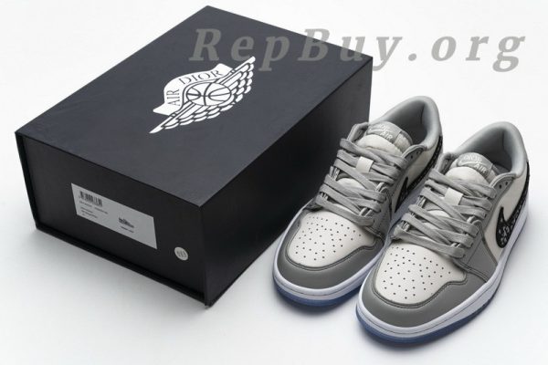 Top Version Air Jordan 1 Retro Low Dior CN8608-002 - Image 28