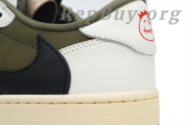 Top Version Air Jordan 1 Retro Low OG SP Travis Scott Medium Olive DM7866-200 - Image 9
