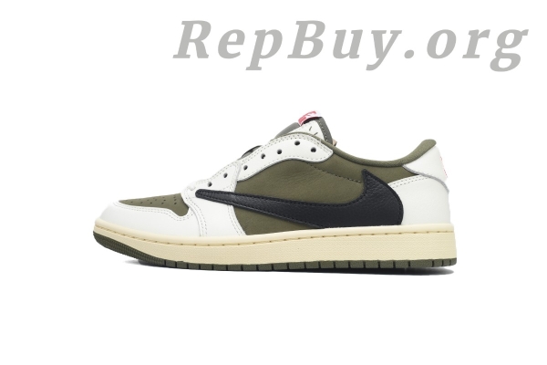 Top Version Air Jordan 1 Retro Low OG SP Travis Scott Medium Olive DM7866-200