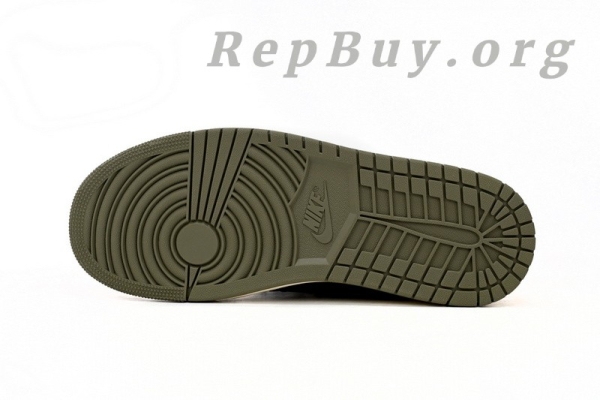 Top Version Air Jordan 1 Retro Low OG SP Travis Scott Olive (W) DZ4137-106 - Image 9