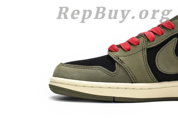 Top Version Air Jordan 1 Retro Low x Travis Scott Dark Green DM7866-002 - Image 10