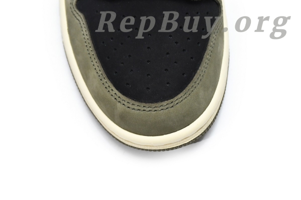 Top Version Air Jordan 1 Retro Low x Travis Scott Dark Green DM7866-002 - Image 4