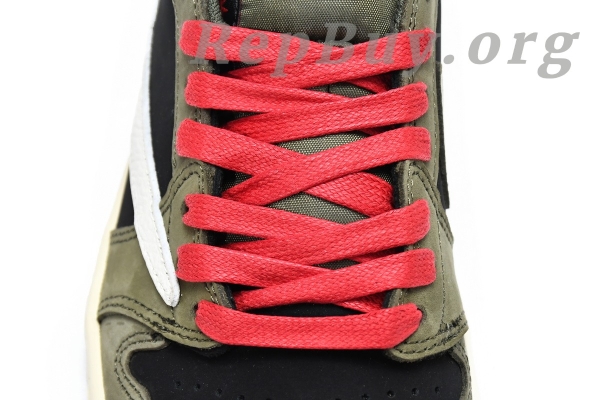 Top Version Air Jordan 1 Retro Low x Travis Scott Dark Green DM7866-002 - Image 5