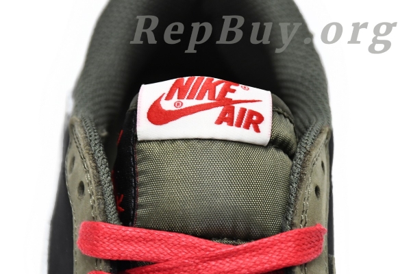 Top Version Air Jordan 1 Retro Low x Travis Scott Dark Green DM7866-002 - Image 6