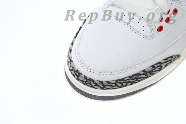 Top Version Air Jordan 3 White Cement Reimagined DN3707-100 - Image 6