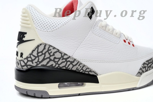 Top Version Air Jordan 3 White Cement Reimagined DN3707-100 - Image 9