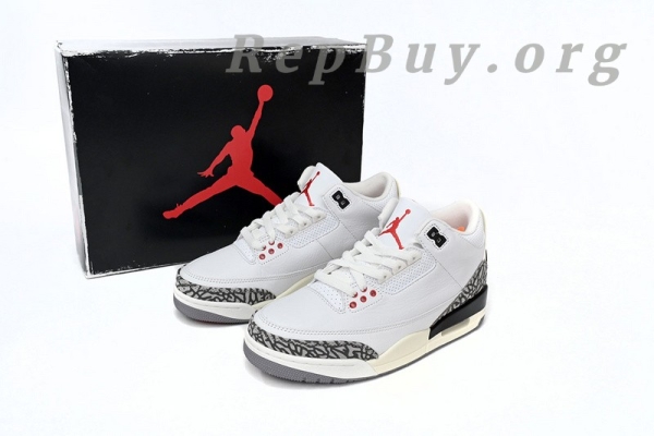 Top Version Air Jordan 3 White Cement Reimagined DN3707-100 - Image 15