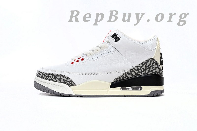 Best Top Version Air Jordan 3 White Cement Reimagined DN3707-100 Replica