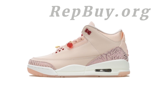Top Version Air Jordan 3 Retro Valentine's Day, High Quality Replica Air Jordan 3, Best Fake AJ3 Valentine's Day, HJ0178-600 Replica, Premium Copy Air Jordan 3, 1:1 Replica Sneakers, Top Tier Fake Jordans, Perfect Clone AJ3 Retro
