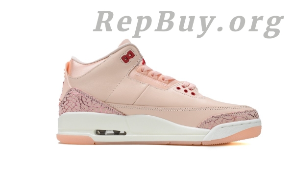 Top Version Air Jordan 3 Retro Valentine's Day, High Quality Replica Air Jordan 3, Best Fake AJ3 Valentine's Day, HJ0178-600 Replica, Premium Copy Air Jordan 3, 1:1 Replica Sneakers, Top Tier Fake Jordans, Perfect Clone AJ3 Retro