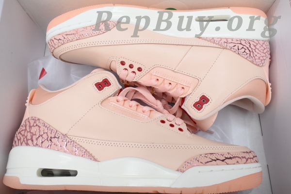 Top Version Air Jordan 3 Retro Valentine's Day, High Quality Replica Air Jordan 3, Best Fake AJ3 Valentine's Day, HJ0178-600 Replica, Premium Copy Air Jordan 3, 1:1 Replica Sneakers, Top Tier Fake Jordans, Perfect Clone AJ3 Retro