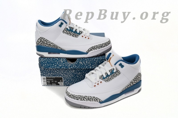 Top Version Air Jordan 3 Retro “wizards” CT8532-148 - 图片 12