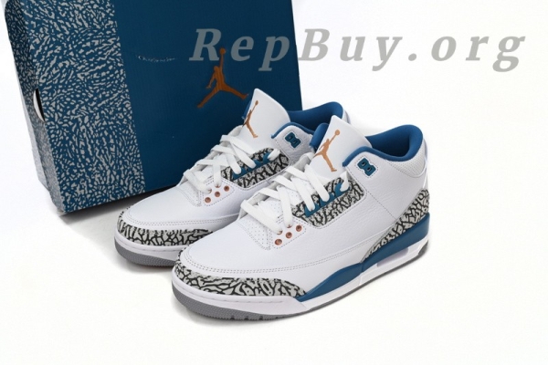 Top Version Air Jordan 3 Retro “wizards” CT8532-148 - 图片 13