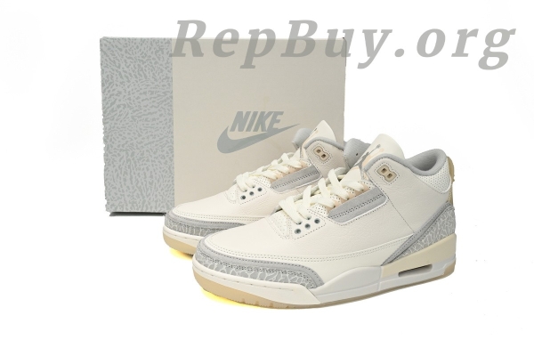 Top Version Air Jordan 3 Retro Craft Ivory, High Quality Replica Air Jordan 3, Best Rep Sneakers, 1:1 Replica Jordan Shoes, Premium Fake AJ3 Retro, FJ9479-100 Replica, Craft Ivory Jordan 3 Copy, Perfect Clone Sneakers