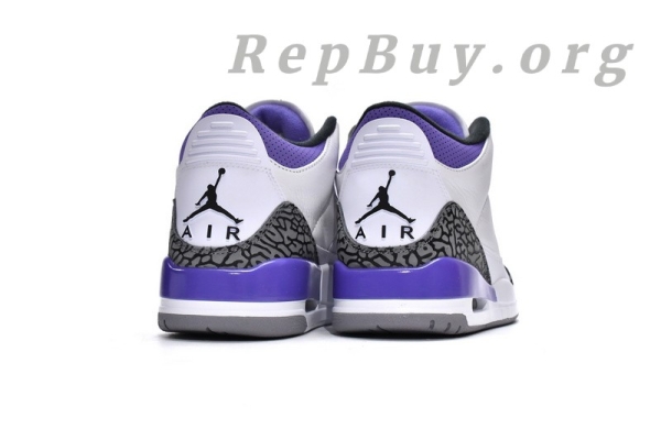 Top Version Air Jordan 3 Retro Dark Iris CT8532-105 - Image 4