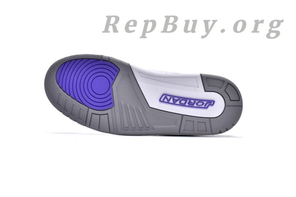 Top Version Air Jordan 3 Retro Dark Iris CT8532-105 - Image 5