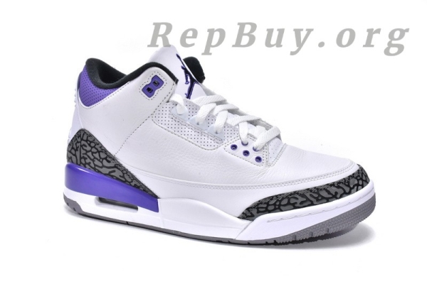 Top Version Air Jordan 3 Retro Dark Iris CT8532-105 - Image 10