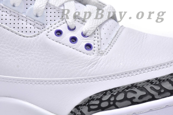 Top Version Air Jordan 3 Retro Dark Iris CT8532-105 - Image 9