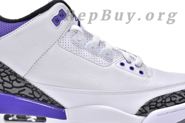 Top Version Air Jordan 3 Retro Dark Iris CT8532-105 - Image 12