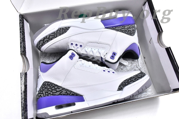 Top Version Air Jordan 3 Retro Dark Iris CT8532-105 - Image 17