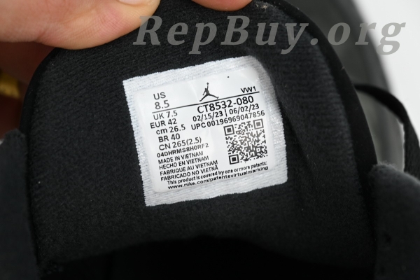Top Version Air Jordan 3 Retro Fear Pack (2023)  CT8532-080 - Image 8