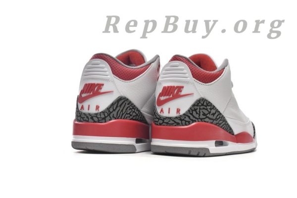 Top Version Air Jordan 3 Retro Fire Red (2022) DN3707-160 - Image 4