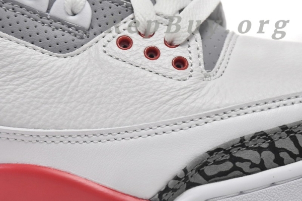 Top Version Air Jordan 3 Retro Fire Red (2022) DN3707-160 - Image 9