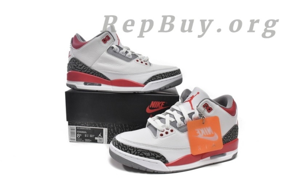 Top Version Air Jordan 3 Retro Fire Red (2022) DN3707-160 - Image 17