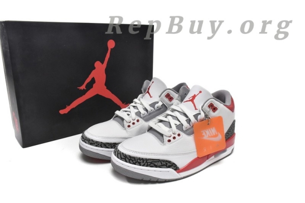 Top Version Air Jordan 3 Retro Fire Red (2022) DN3707-160 - Image 18