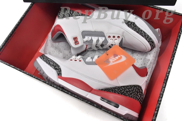 Top Version Air Jordan 3 Retro Fire Red (2022) DN3707-160 - Image 19