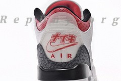 Top Version Air Jordan 3 Retro Flame Red CZ6634-100 - Image 12