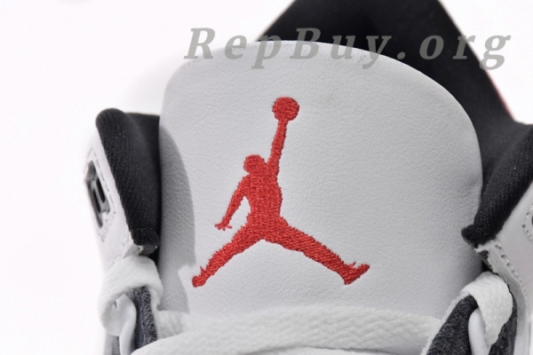 Top Version Air Jordan 3 Retro Flame Red CZ6634-100 - Image 8