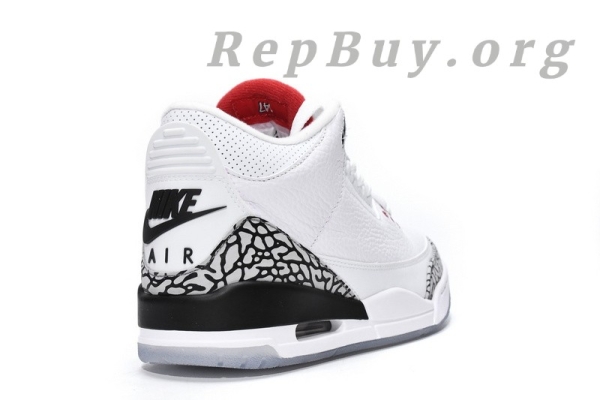 Top Version Air Jordan 3 Retro Free Throw Line White Cement 923096-101 - Image 13