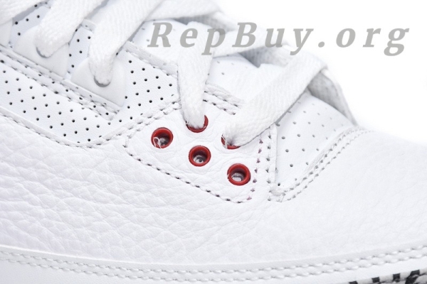 Top Version Air Jordan 3 Retro Free Throw Line White Cement 923096-101 - Image 8