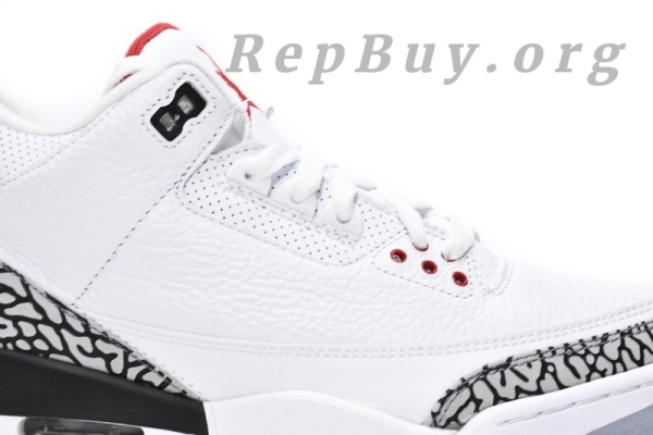 Top Version Air Jordan 3 Retro Free Throw Line White Cement 923096-101 - Image 11