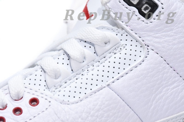 Top Version Air Jordan 3 Retro Free Throw Line White Cement 923096-101 - Image 16