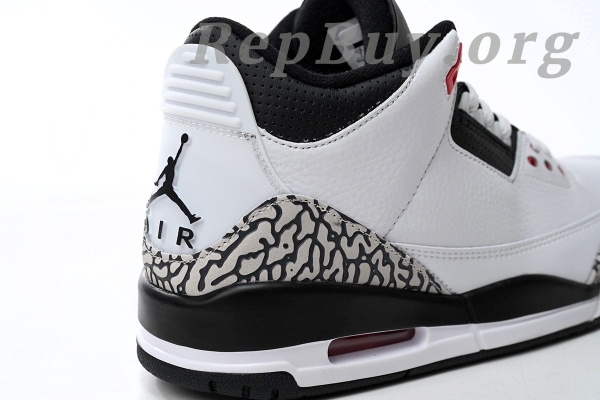 Top Version Air Jordan 3 Retro Infrared Ray 136064-123 - Image 9
