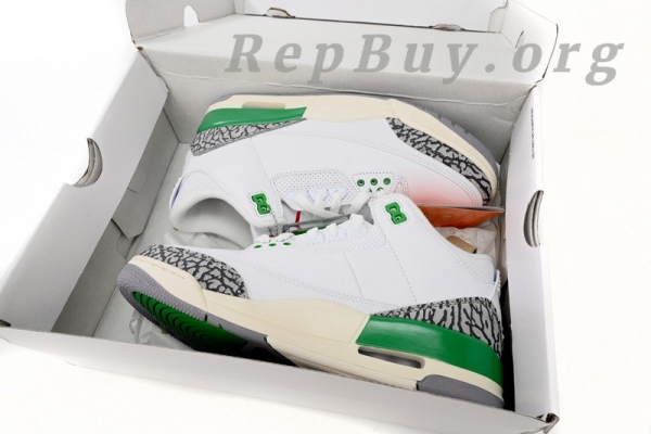 Top Version Air Jordan 3 Retro Lucky Green CK9246-136 - Image 9