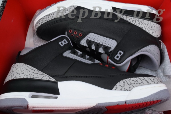 Top Version Air Jordan 3 Retro OG 'Black Cement' DN3707-010 - Image 12