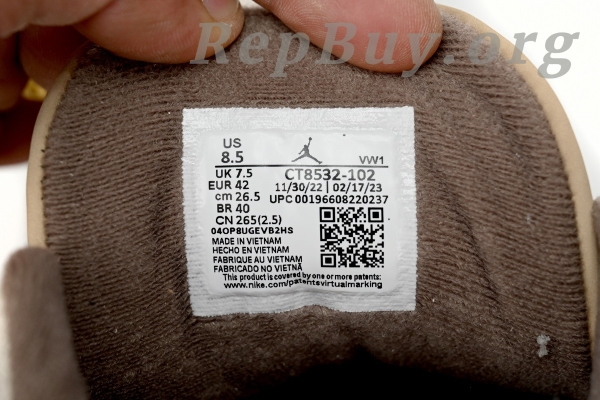 Top Version Air Jordan 3 Retro Palomino CT8532-102 - 图片 11