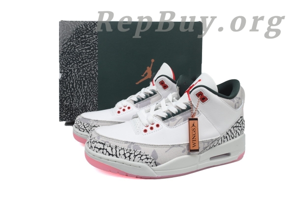 Top Version Air Jordan 3 Retro Wings HM6993-100 - 图片 11