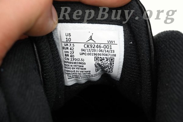 Top Version Air Jordan 3 Retro Off Noir CK9246-001 - 图片 9