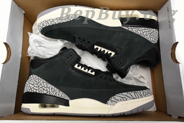 Top Version Air Jordan 3 Retro Off Noir CK9246-001 - 图片 14